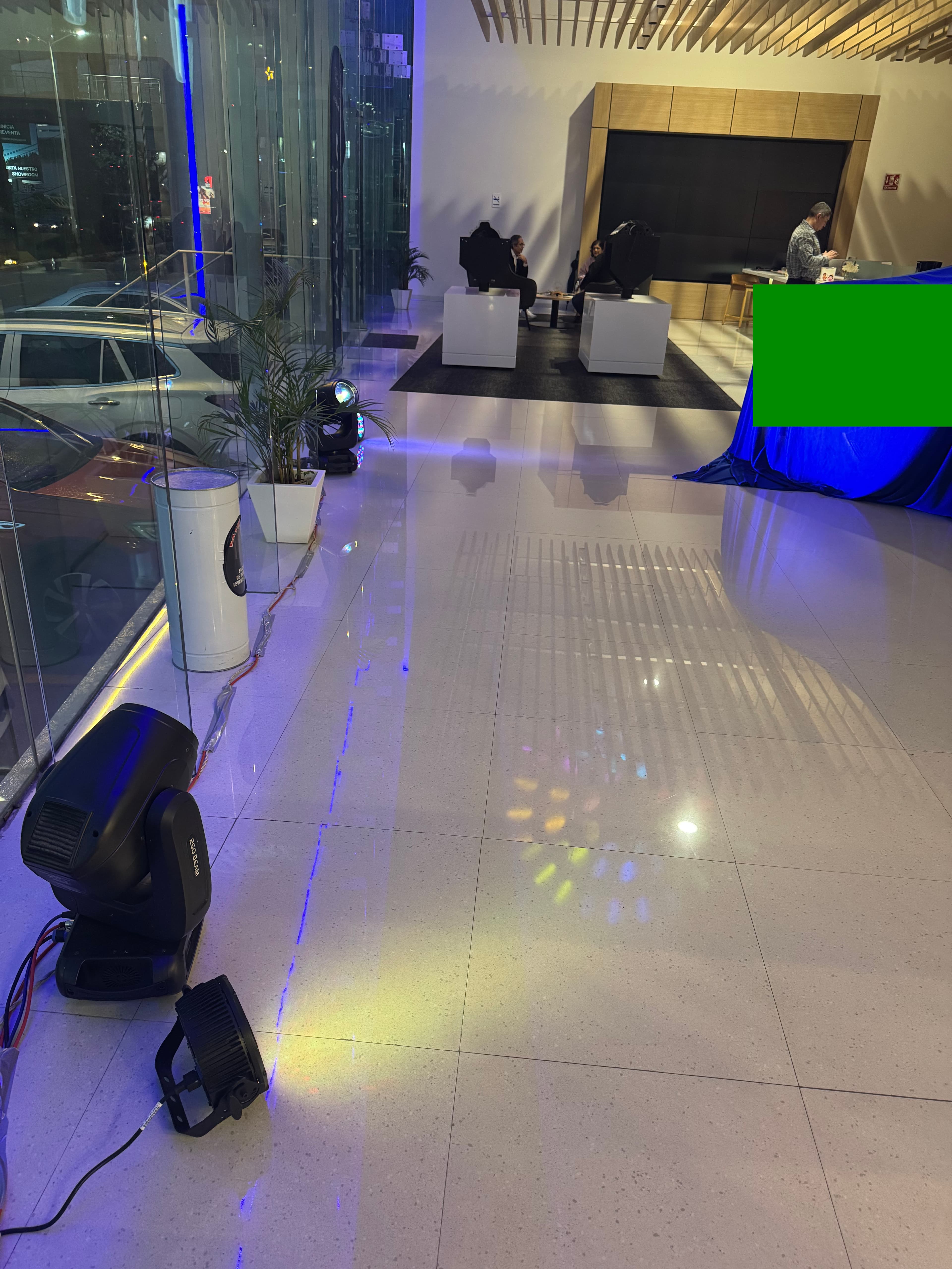 Configuración profesional para eventos masivos